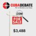 cubadebate a la venta, imagen generada con IA chatGPT